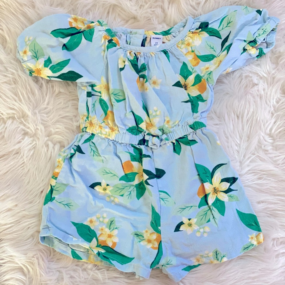 🌺Cute Toddler Girl Tropical Floral Romper Jumper Onesie Shorts